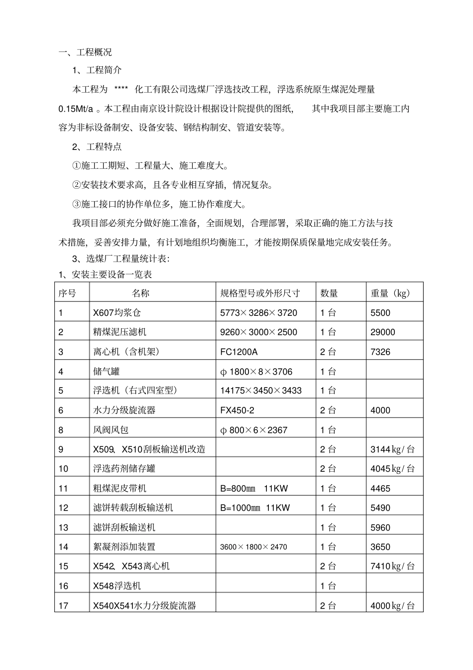 国宏选煤厂浮选工程施工方案_第2页