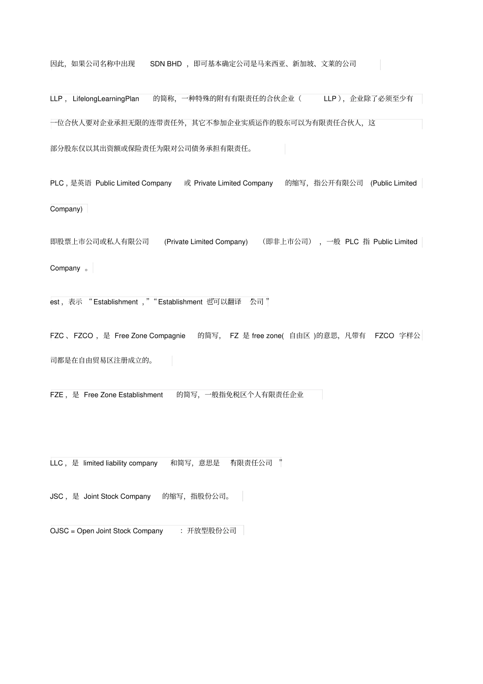 国际上公司名称的缩写外贸必知_第3页