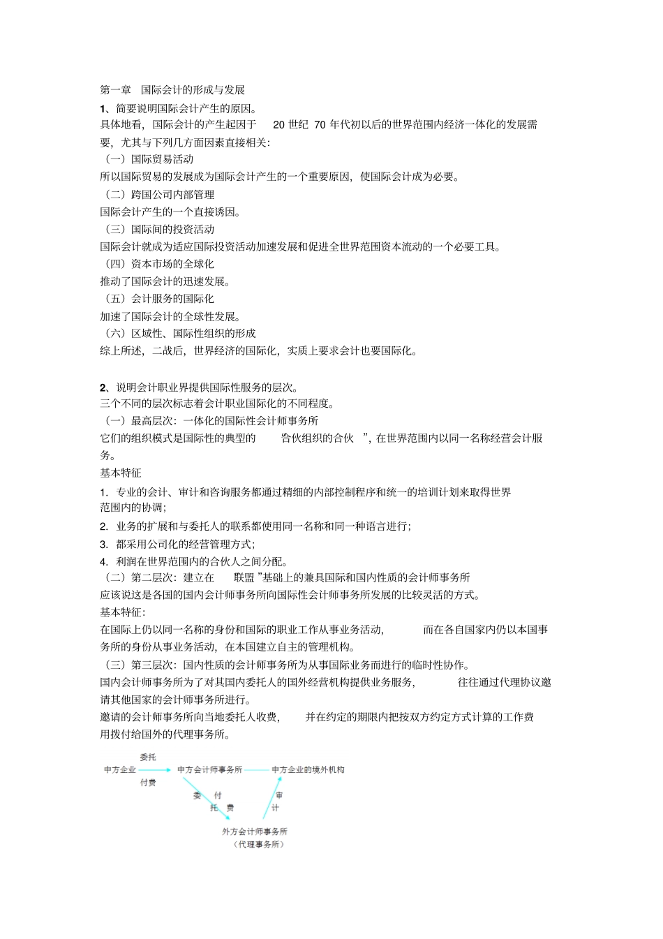 国际会计复习_第1页