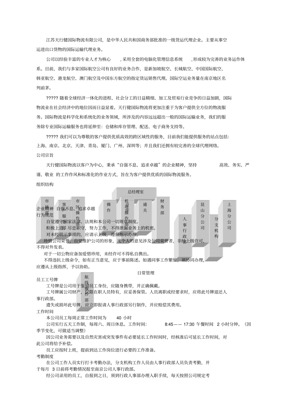 国际物流公司员工手册【物流运输行业精品资料】_第2页