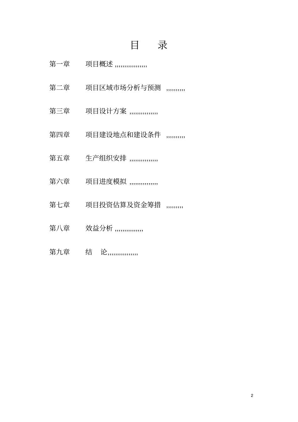国际综合开发项目可行性研究报告_第2页