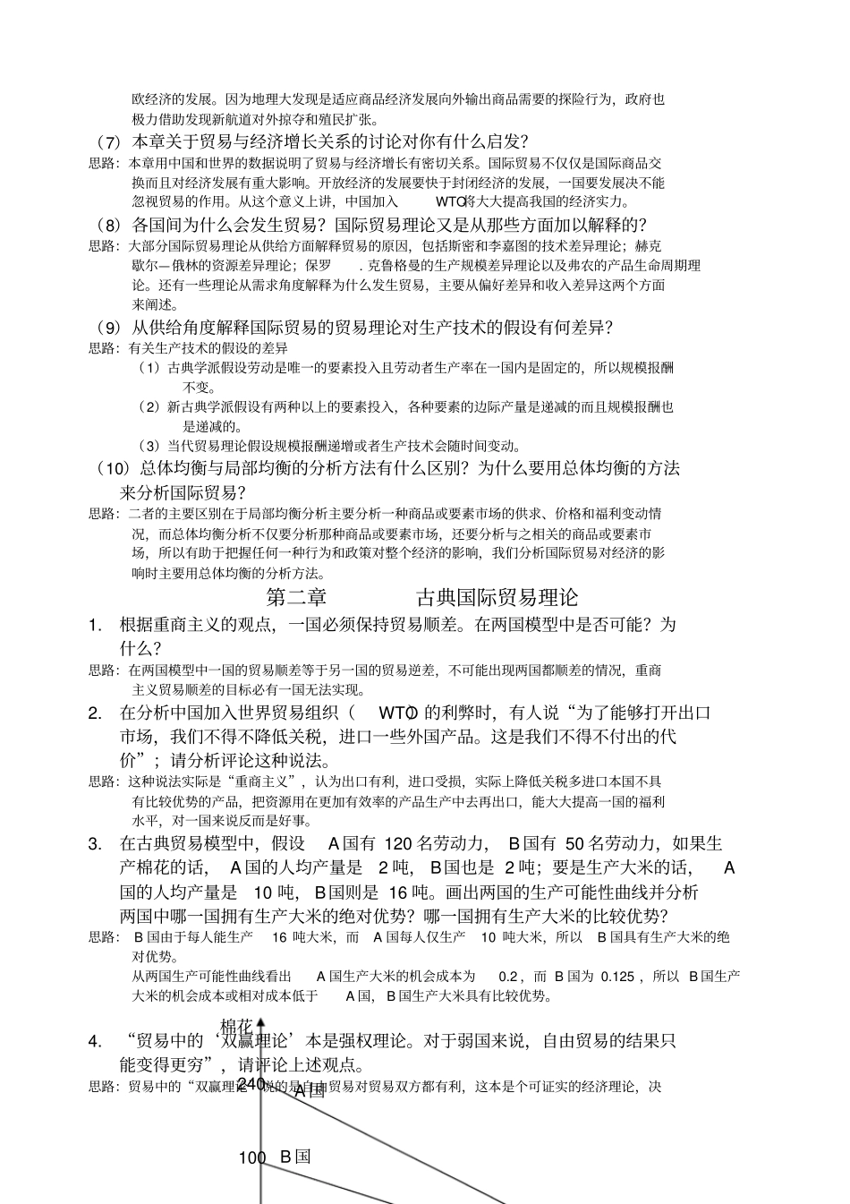 国际贸易海闻版_课后习题答案_第2页