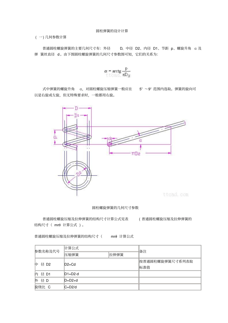 圆柱弹簧的设计计算_第1页