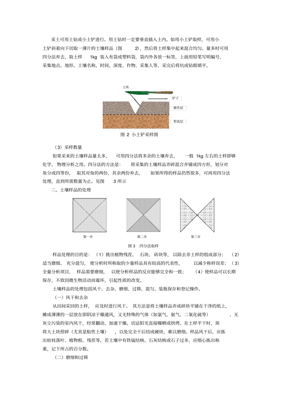 土壤样品采集与处理试验报告_第2页