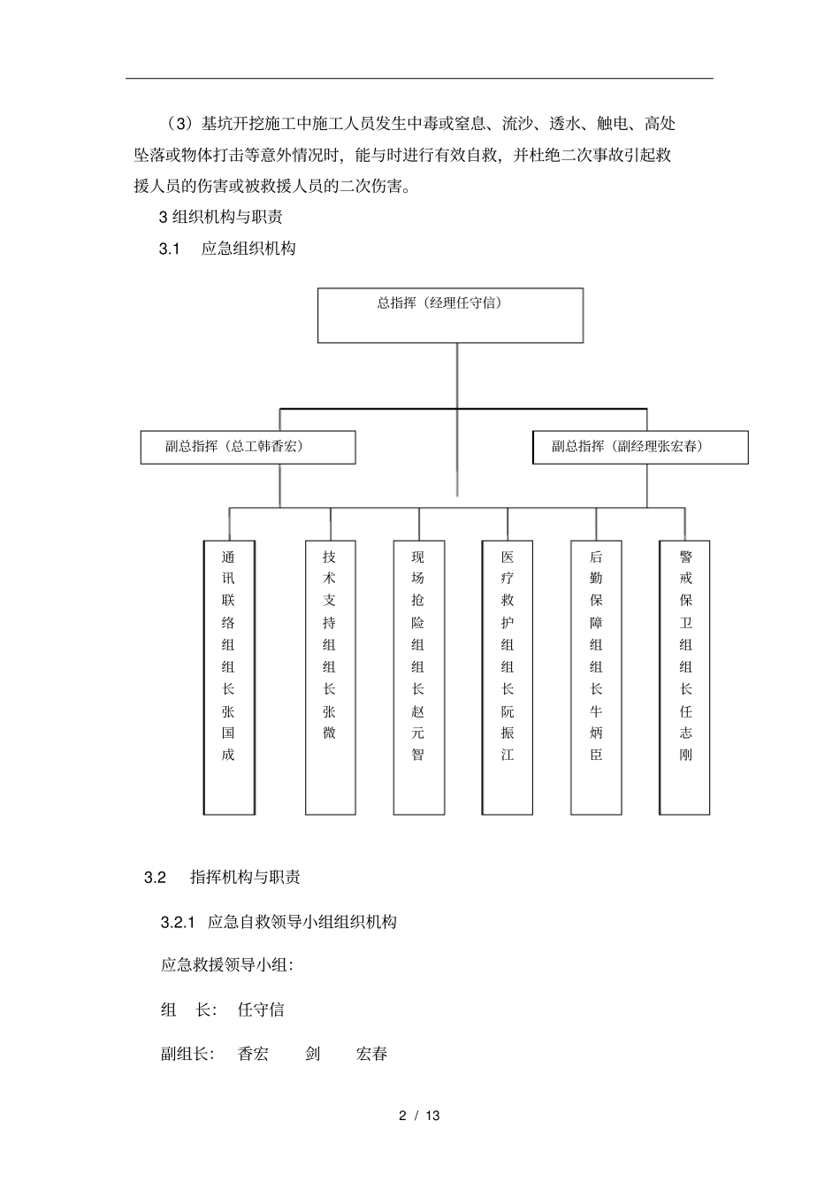 土方坍塌专项应急处置预案_第2页