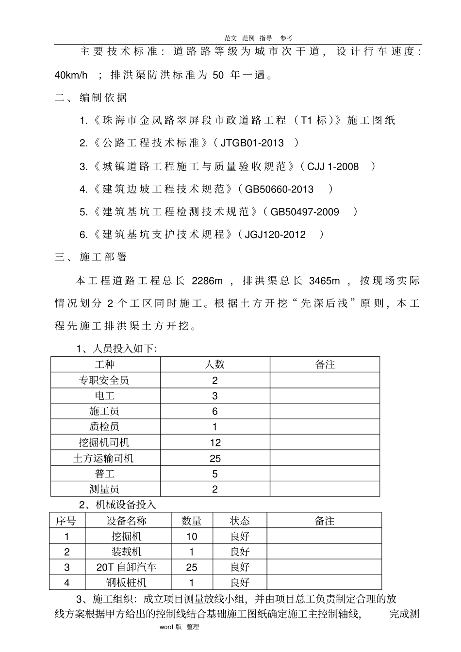 土方工程专项工程施工组织方案_第2页