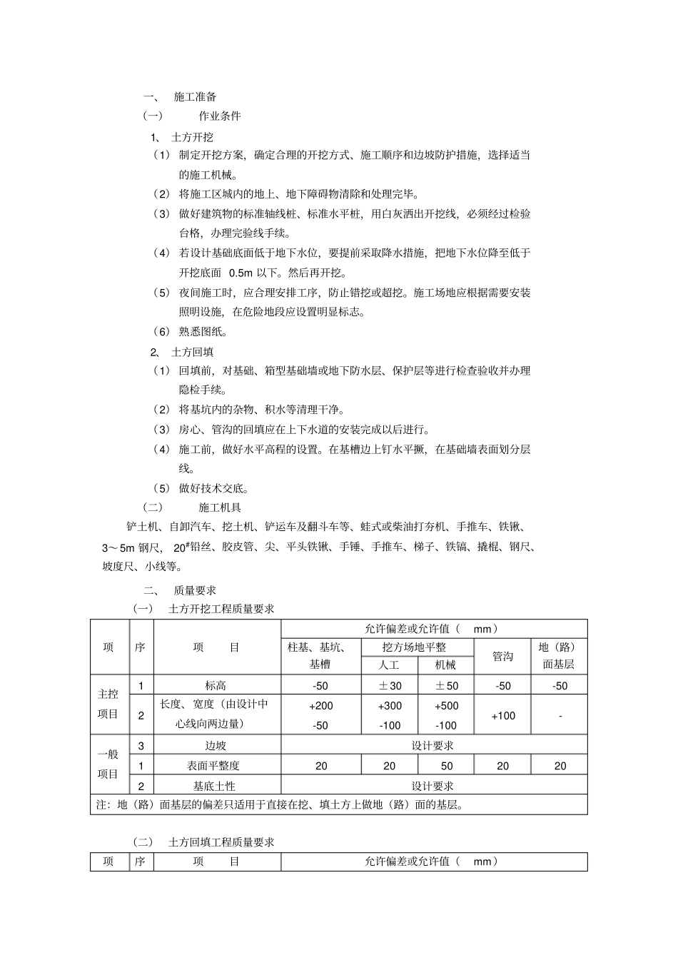 土方开挖具体方案_第1页