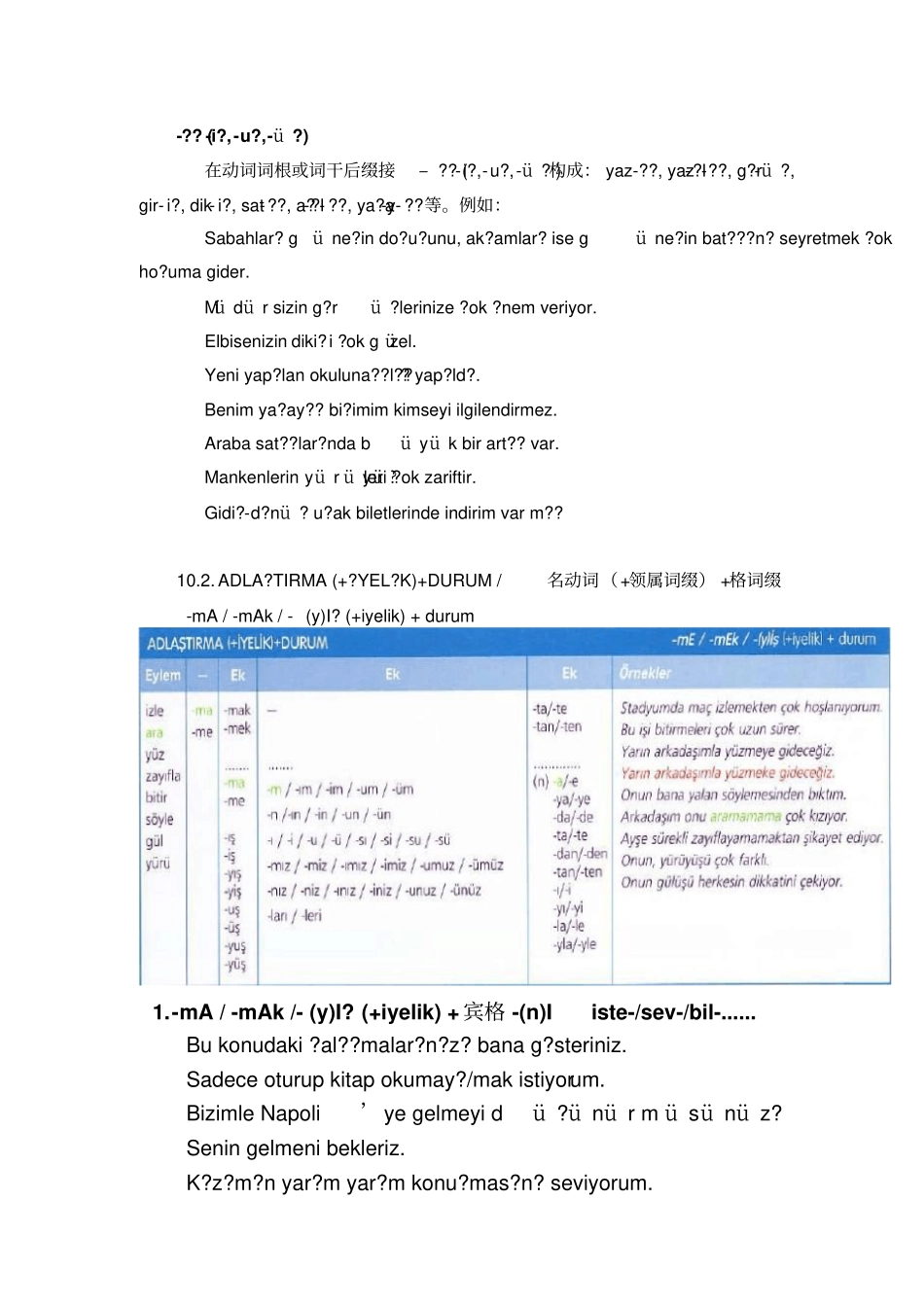 土耳其语学习语法及知识点_第3页