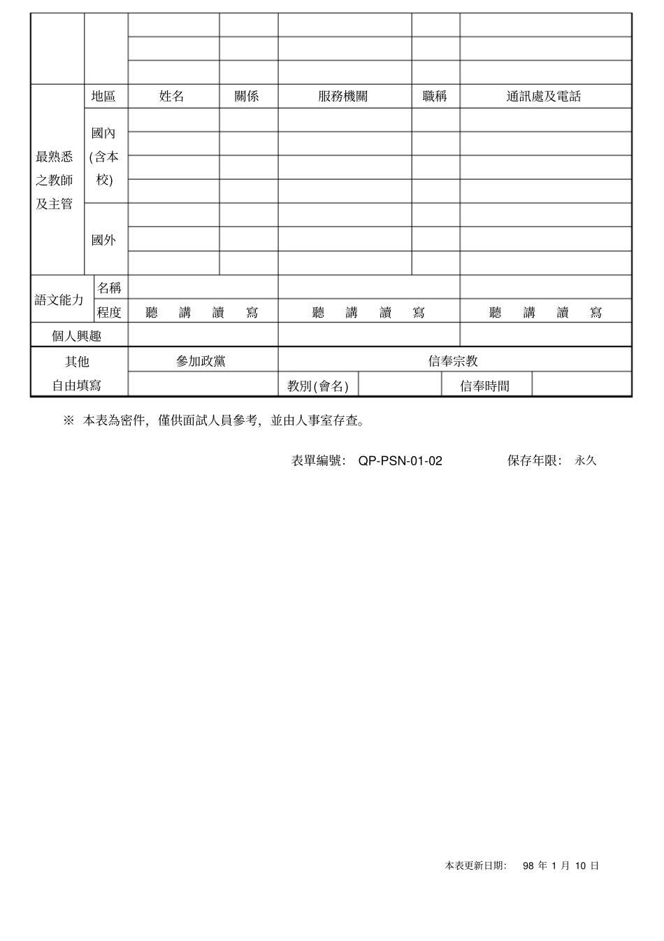 圣约翰科技大学待聘教师资料表_第3页