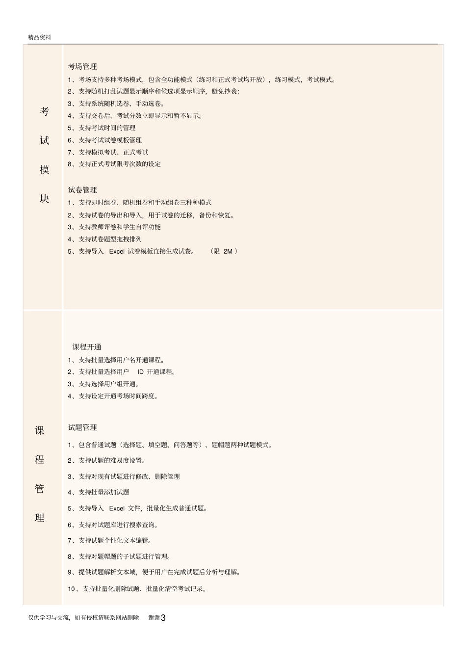 在线考试系统功能模块介绍复习进程_第3页