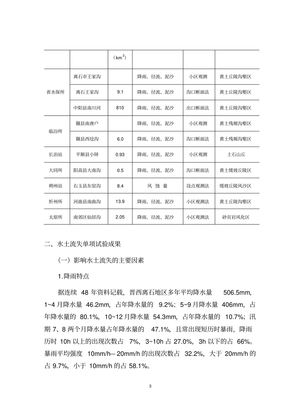 坚持水土流失长期定位观测加快土壤侵蚀规律的研究进程_第3页