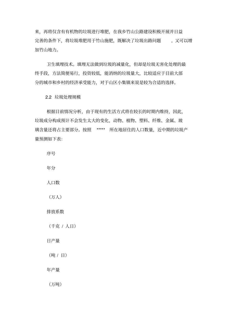 垃圾处理场建设项目可行性研究报告_第3页