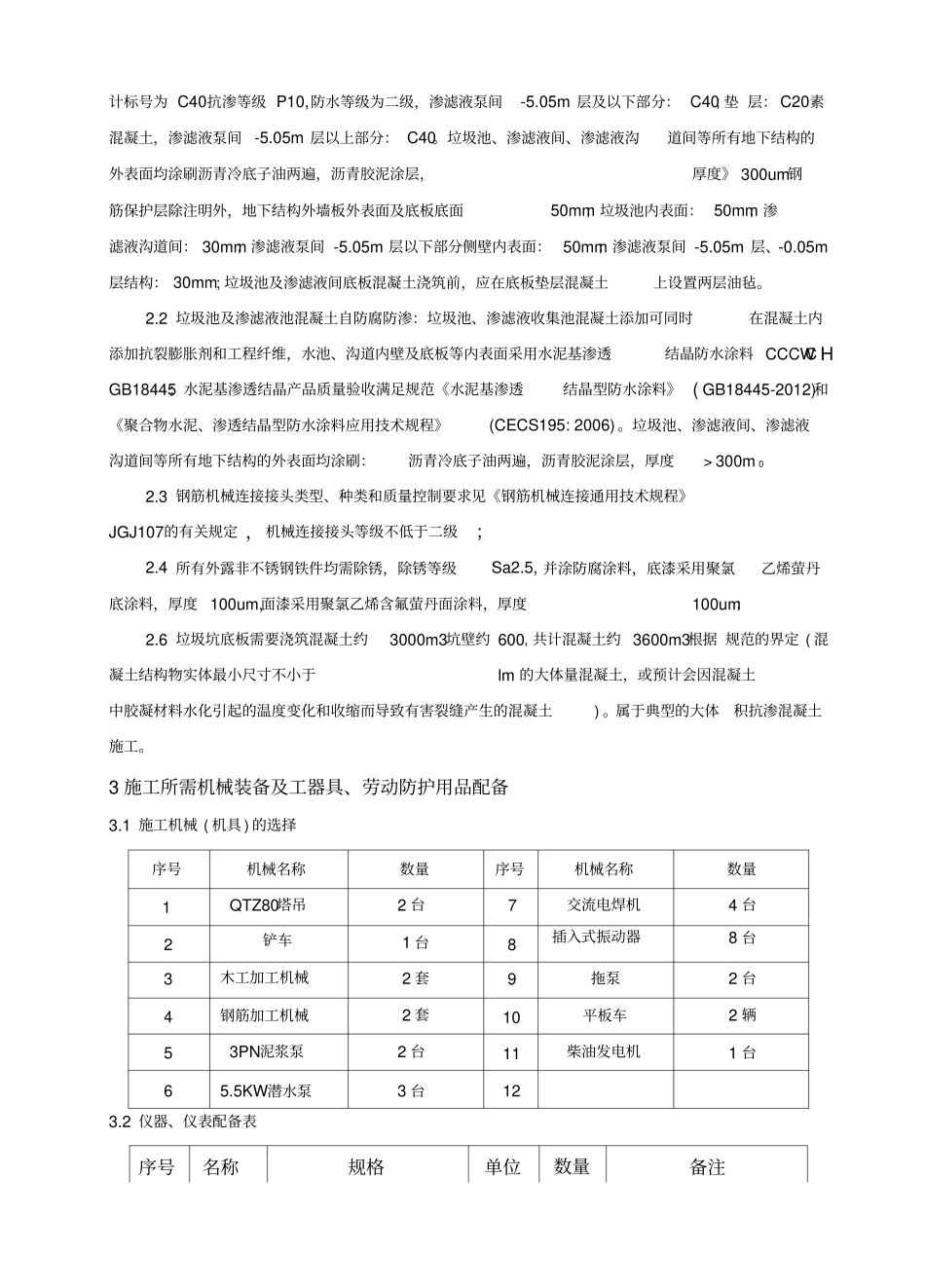 垃圾池施工方案_第2页
