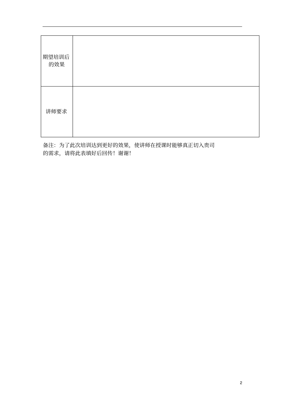 培训咨询公司-企业内训需求调查表_第2页