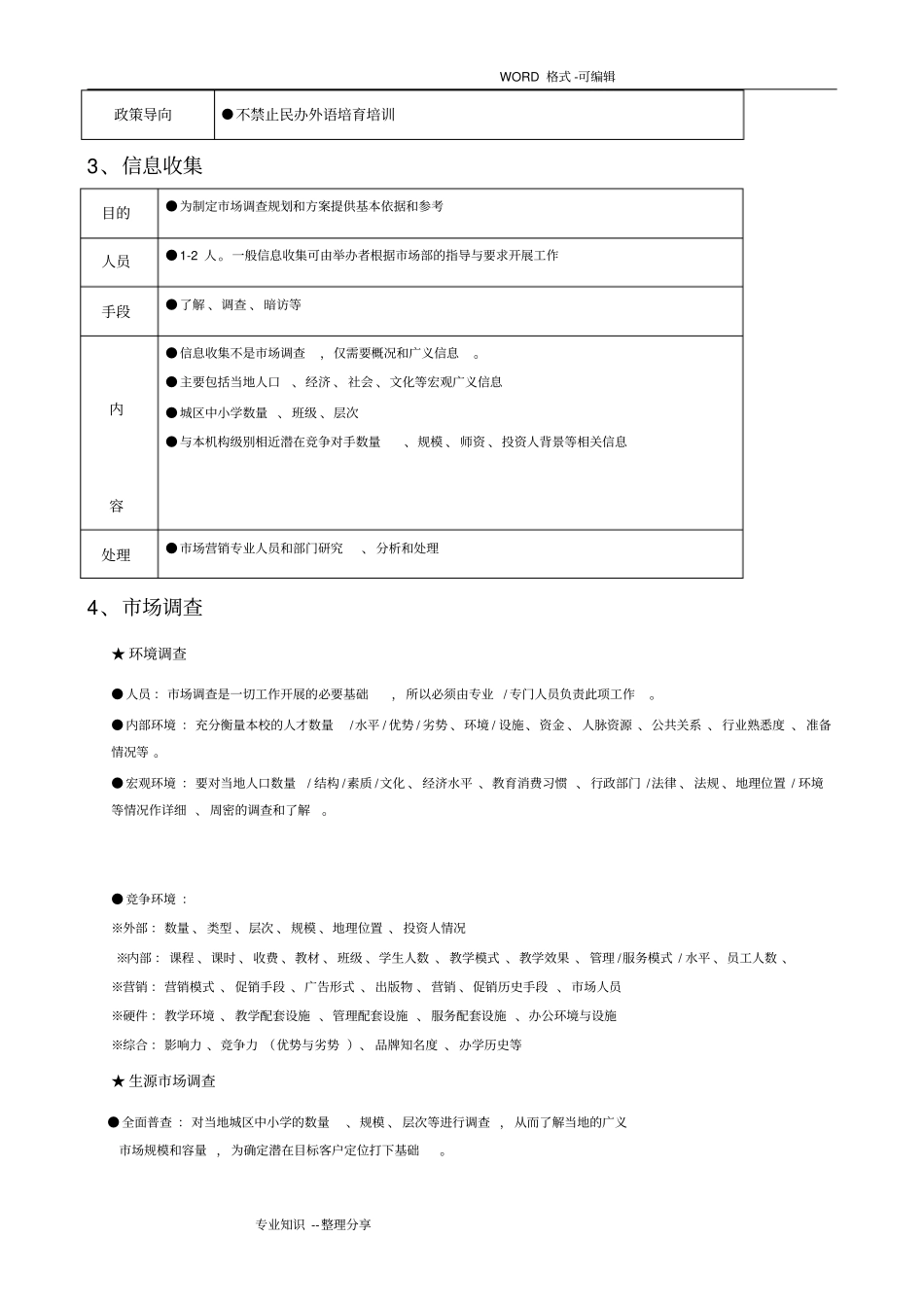 培训机构运营方案说明_第3页
