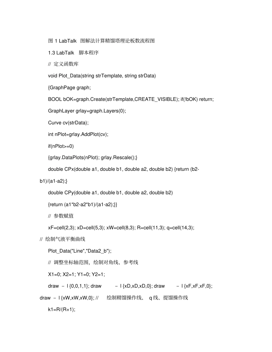 基于OriginLabTalk的精馏塔理论塔板数计算_第3页