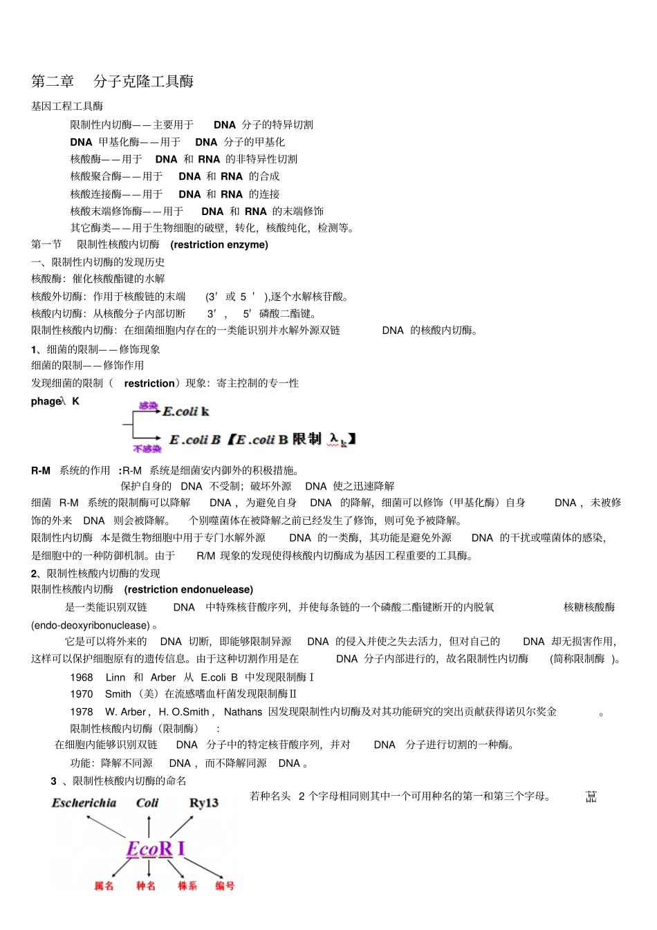 基因工程复习资料_第1页
