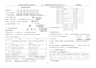 基因的分离定律知识点及习题