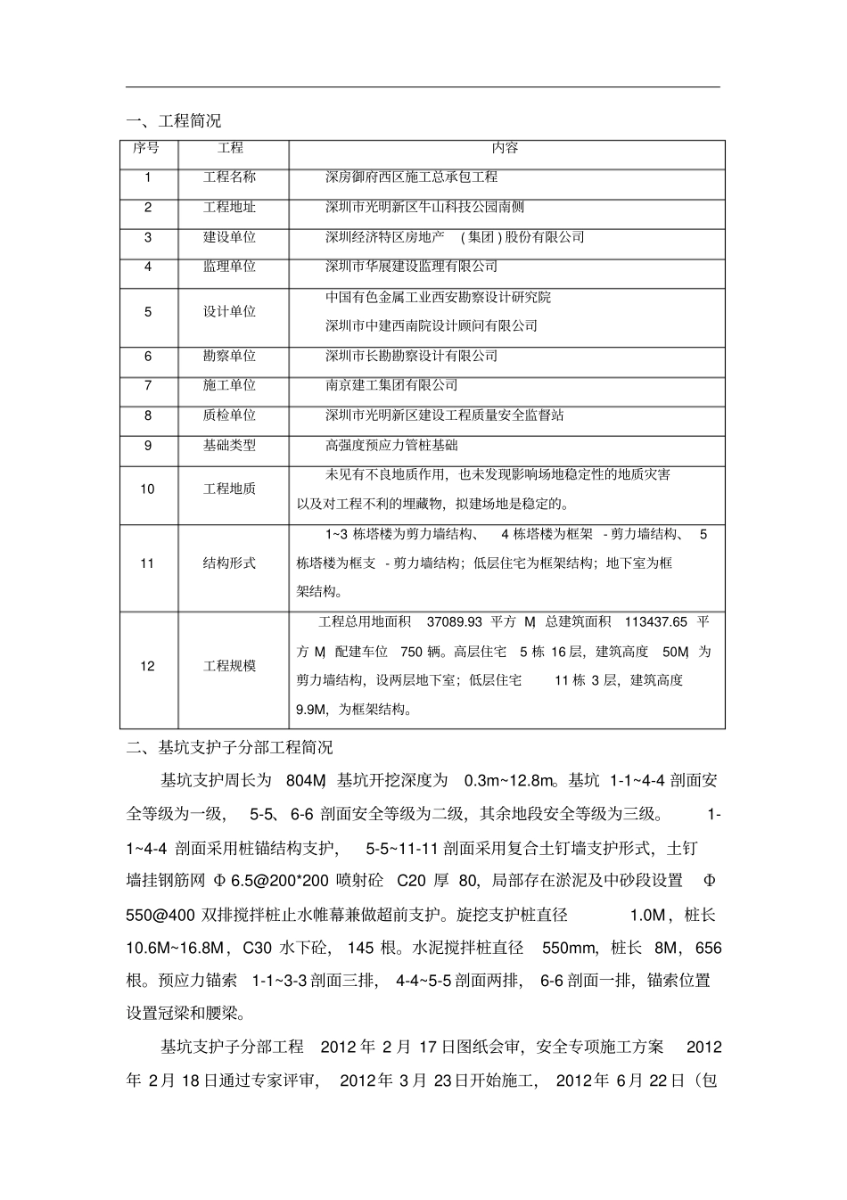 基坑支护施工总结质监站_第1页