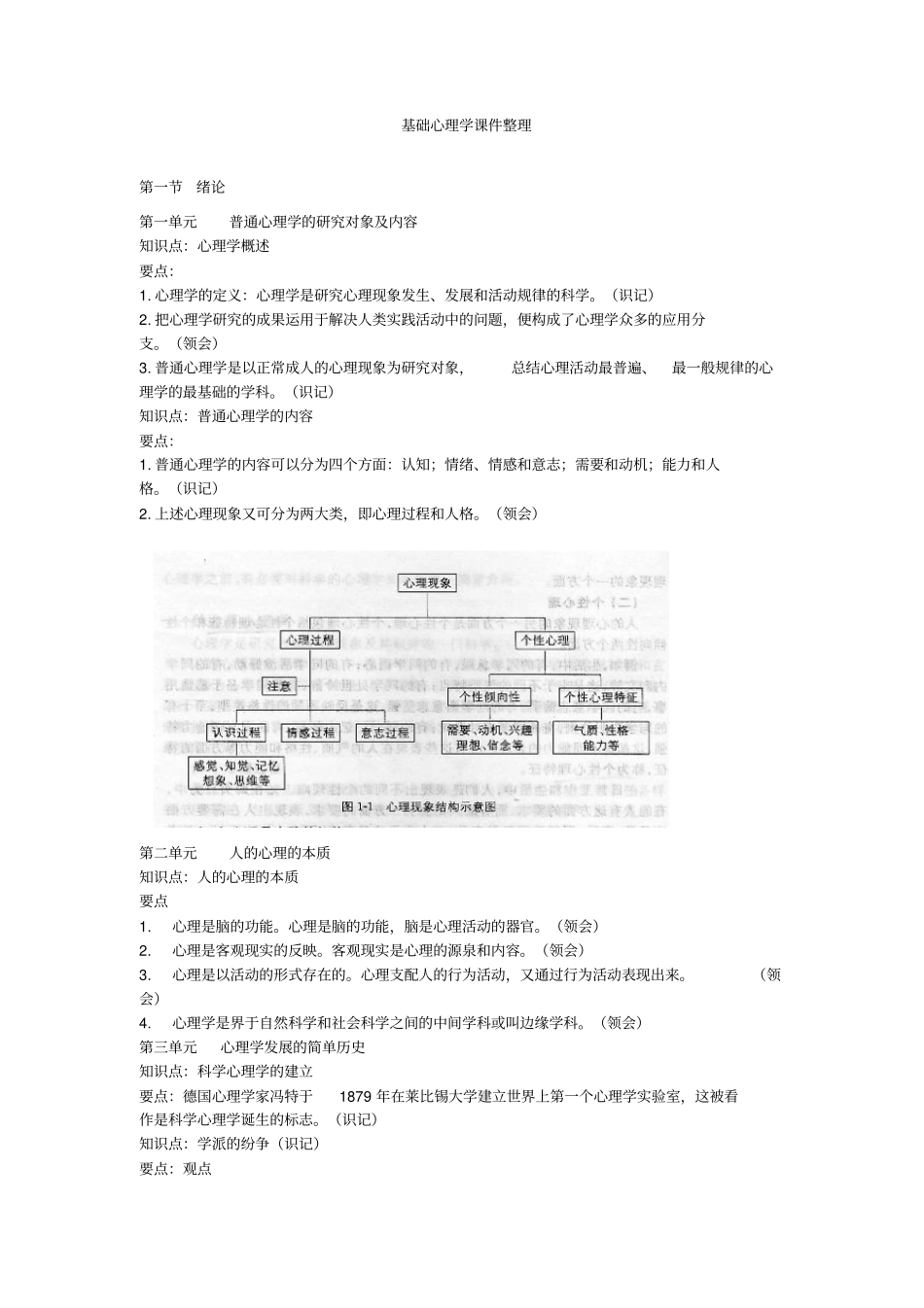 基础心理学课程forstudents_第1页