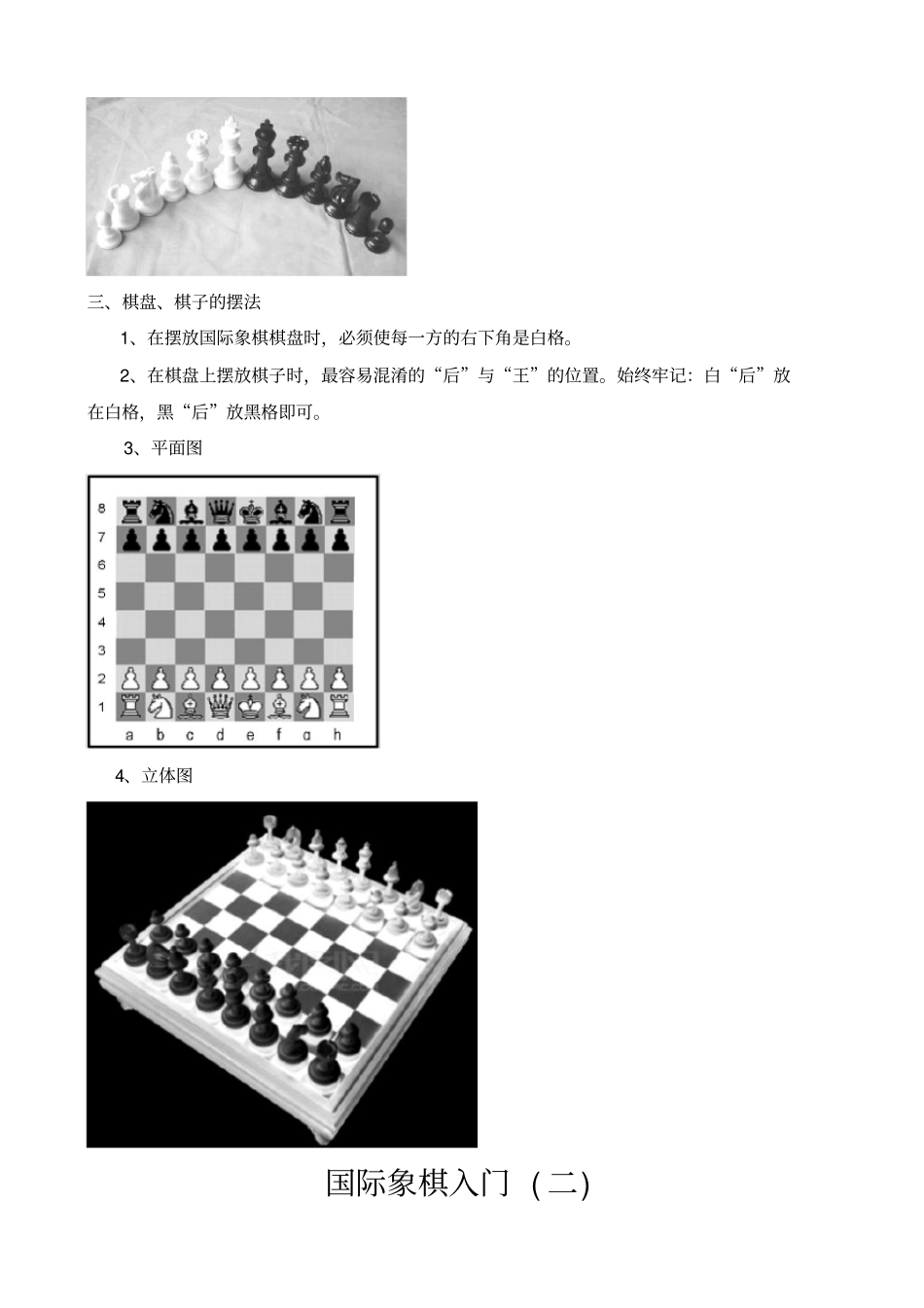 基础教程国际象棋入门学习_第3页