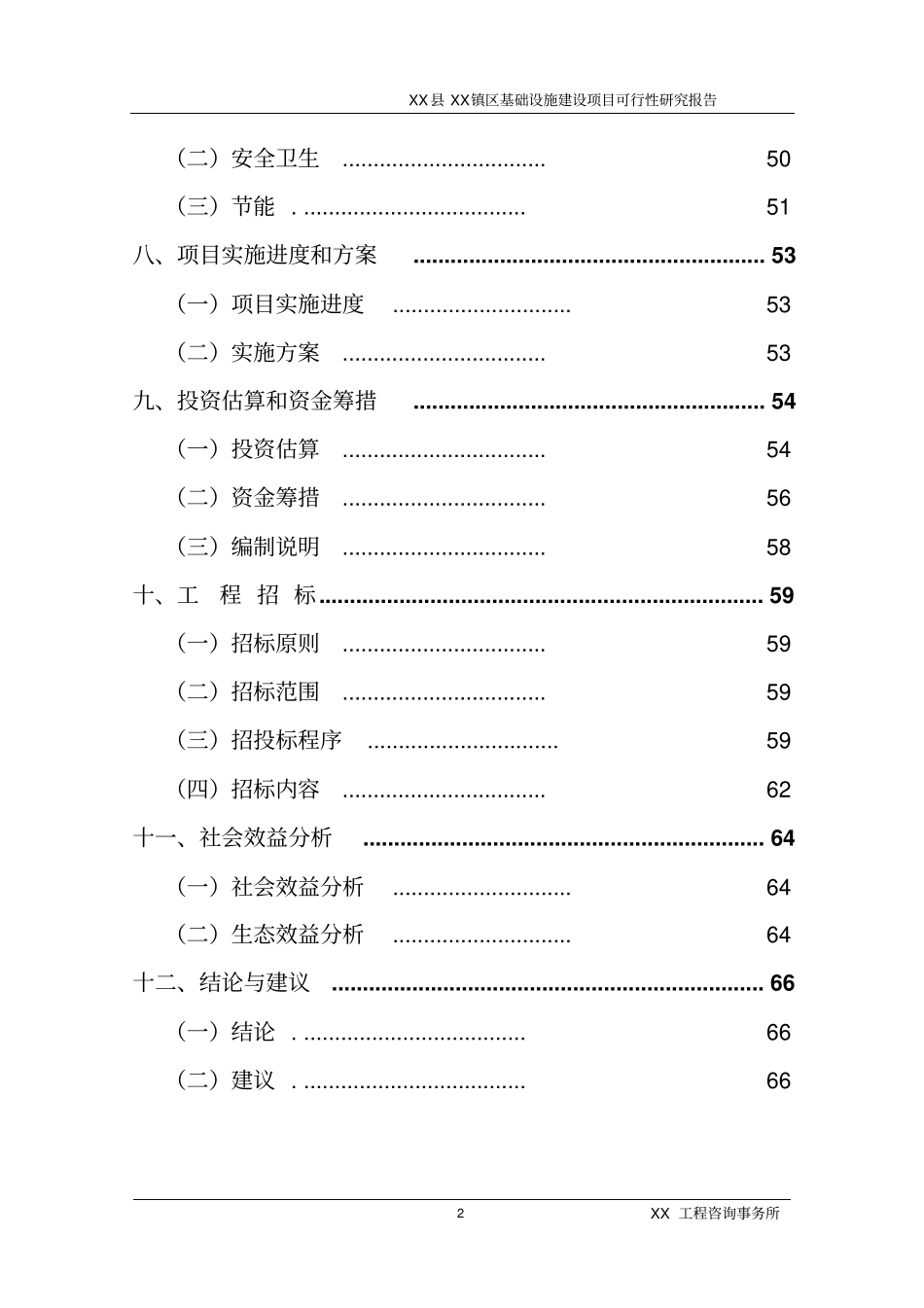 基础设施建设项目可行性研究报告_第2页