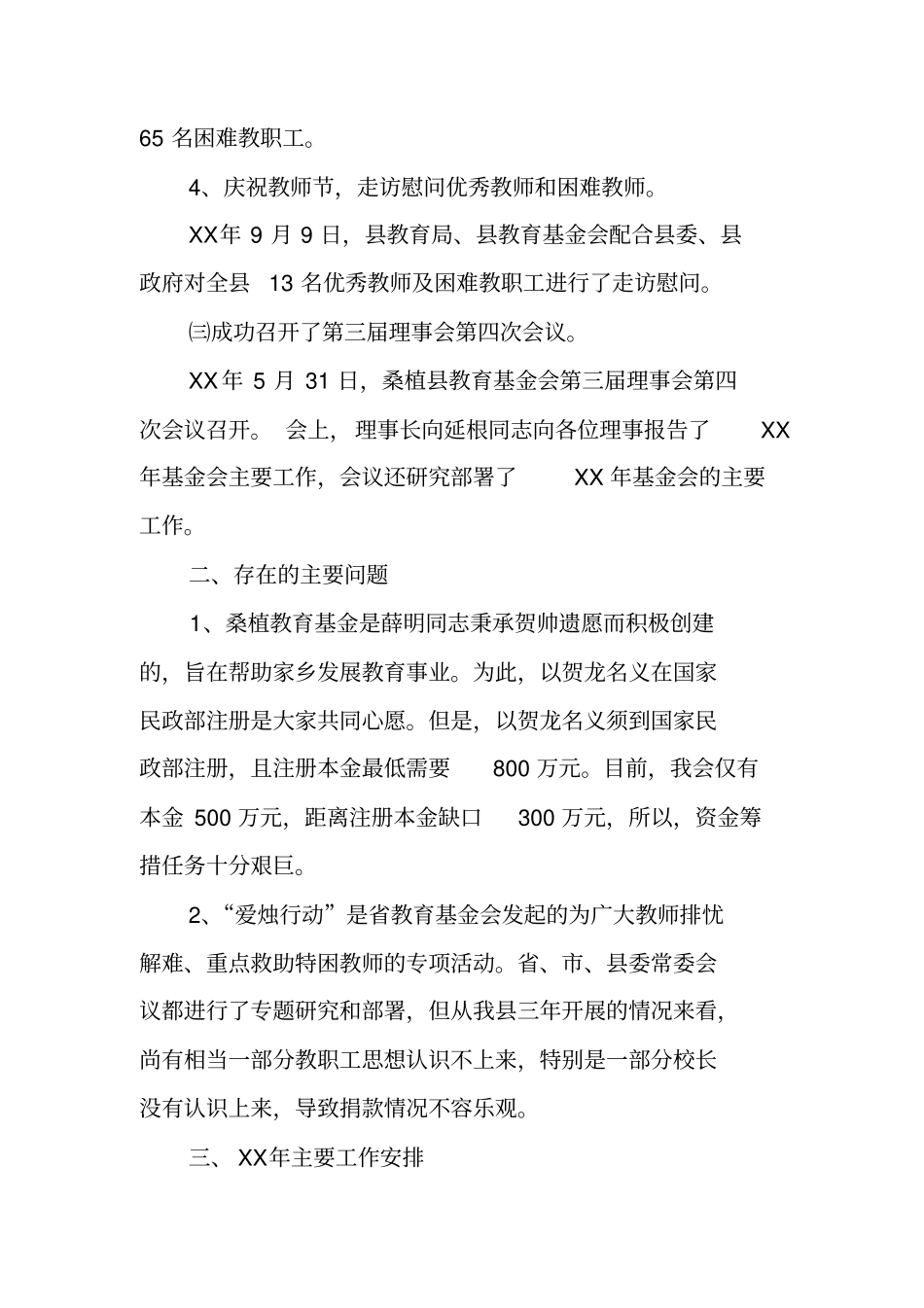 基金会年工作总结参考模板_第3页