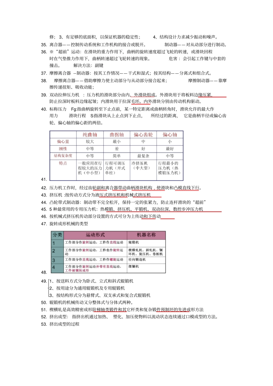 塑性成形设备复习知识点_第3页