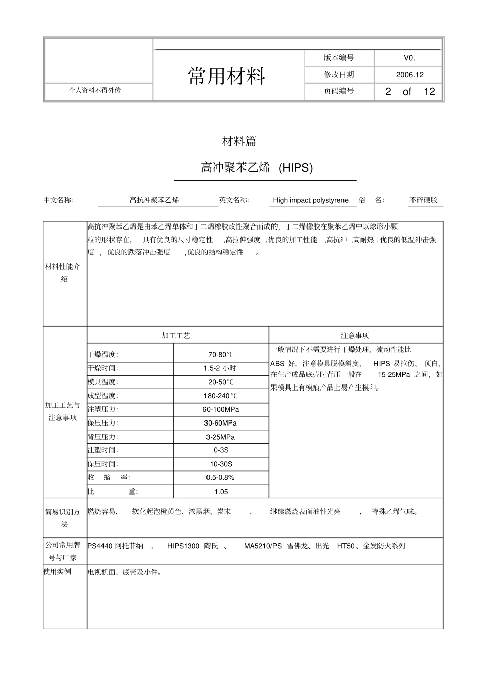 塑料材料的分类性能_第2页