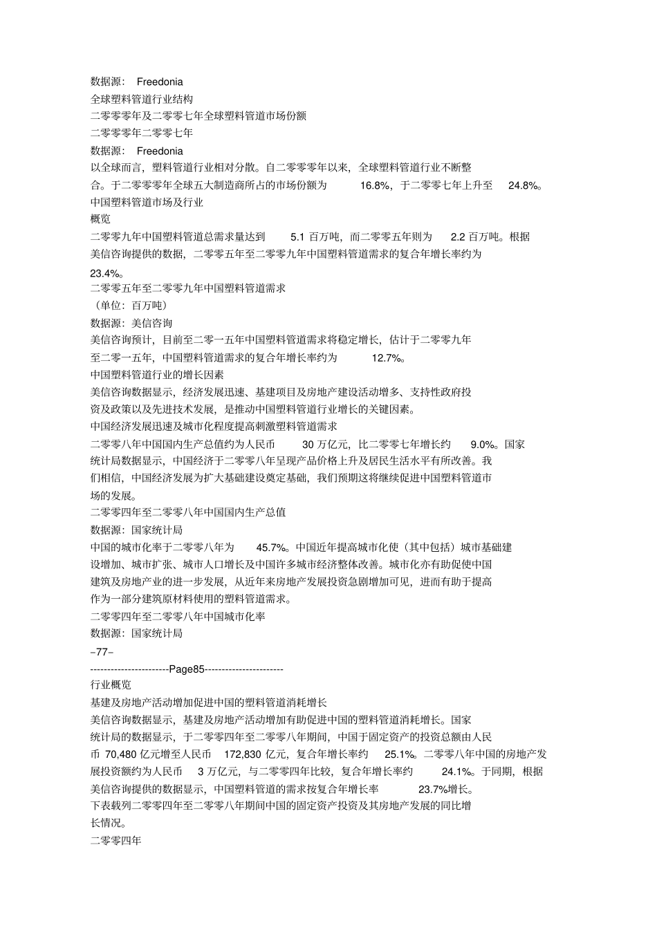 塑料行业分析报告联塑_第3页