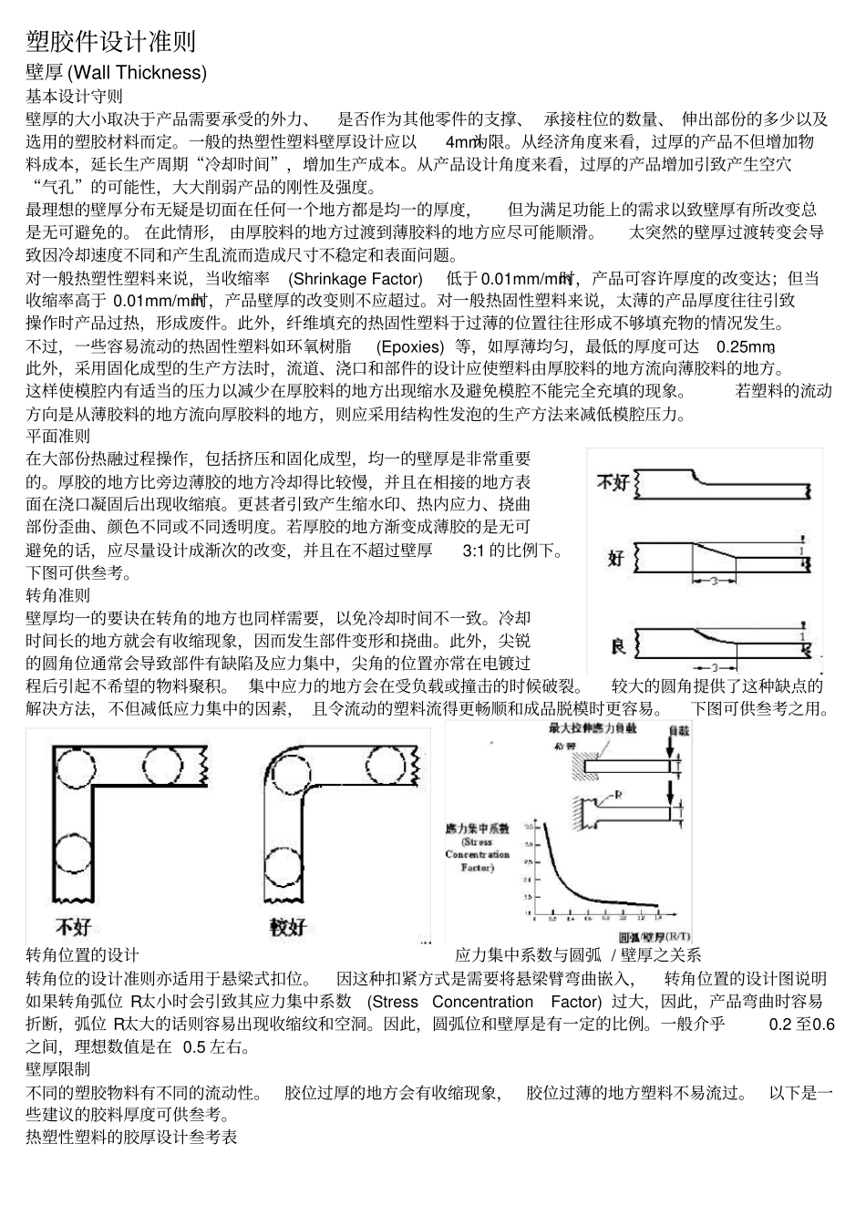 塑胶件设计准则较全_第1页