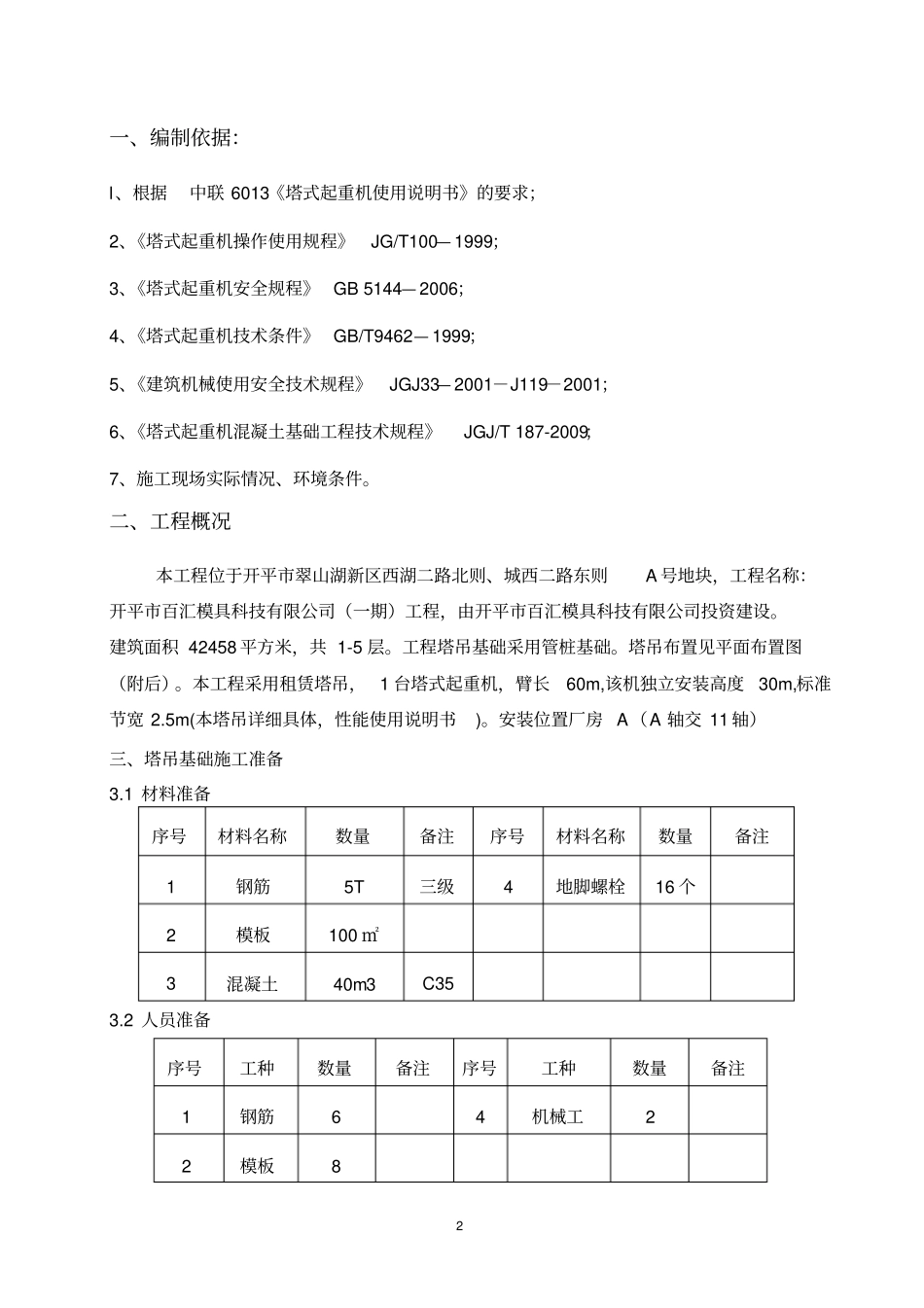 塔吊基础方案2汇总_第2页