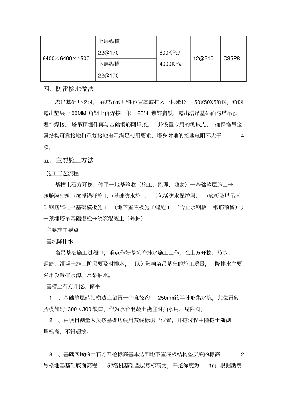 塔吊基础施工技术交底_第2页