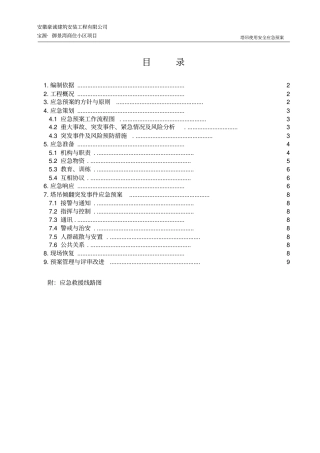 塔吊安全专项应急预案