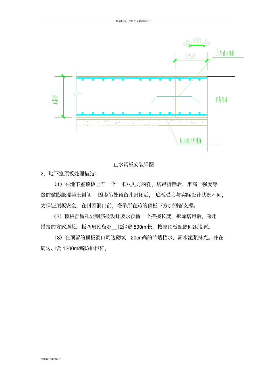 塔吊穿地下室处理措施_第2页