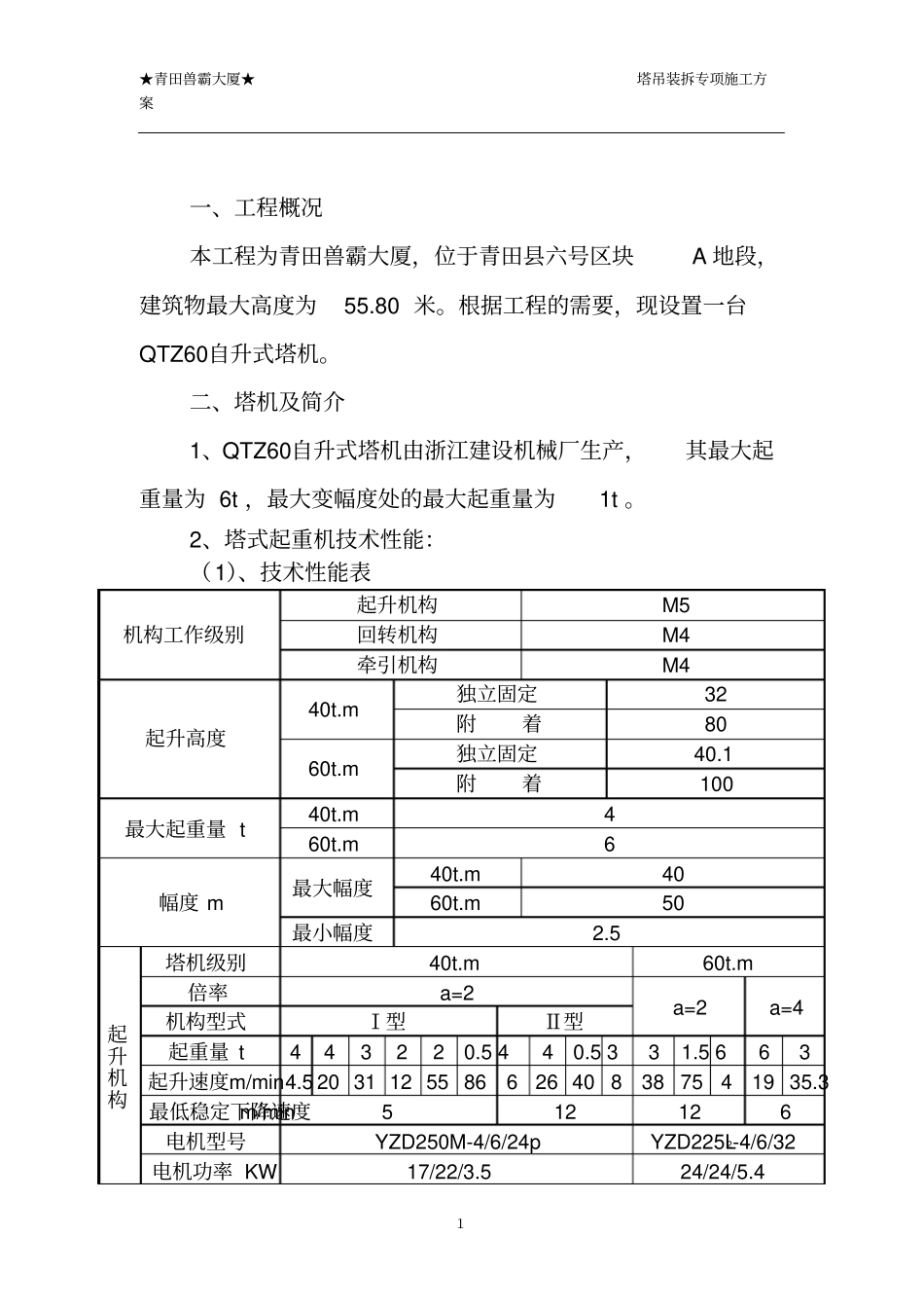 塔吊说明书资料_第1页