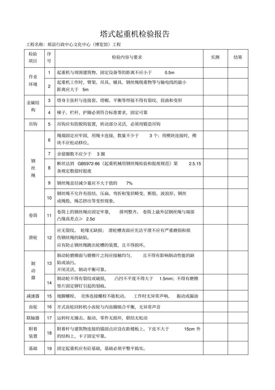 塔式起重机检验报告_第2页