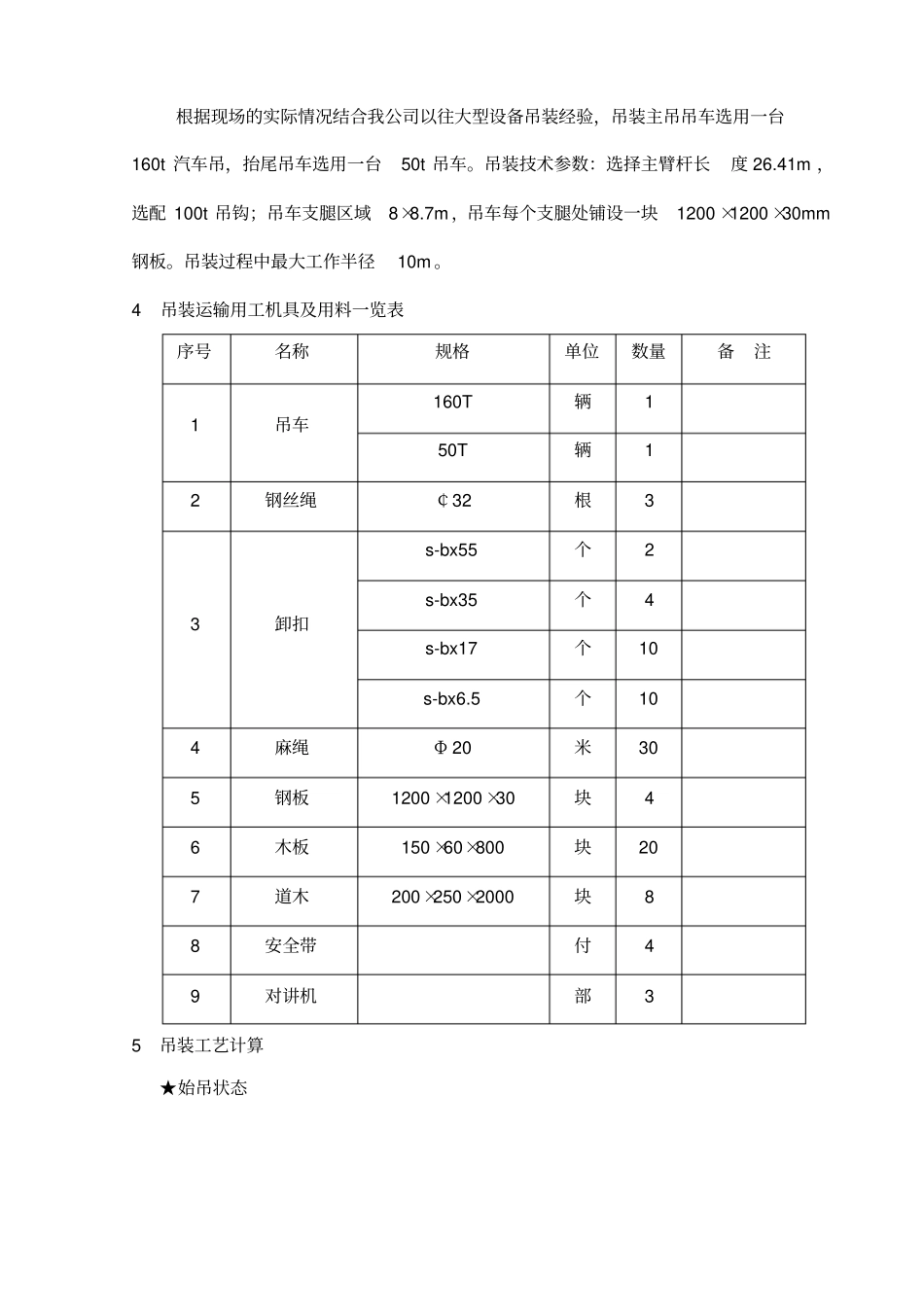 塔设备吊装方案_第3页