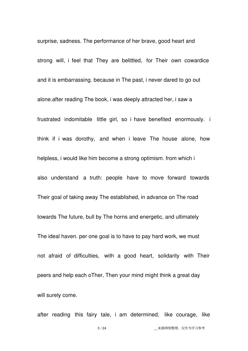 外国名著英语读书笔记TheWizardofOZ_第3页