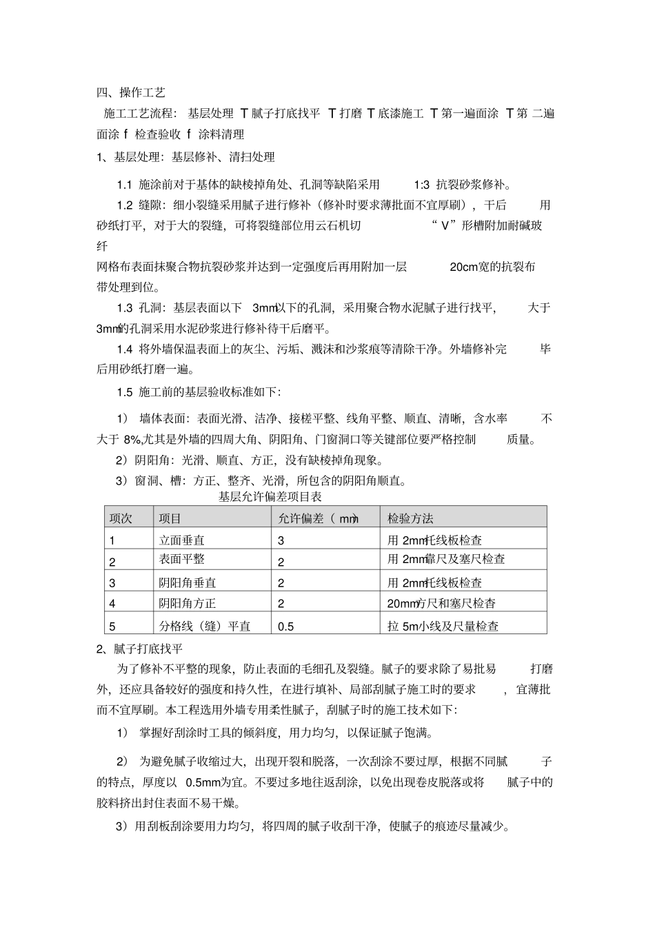 外墙涂料工程施工技术交底_第2页