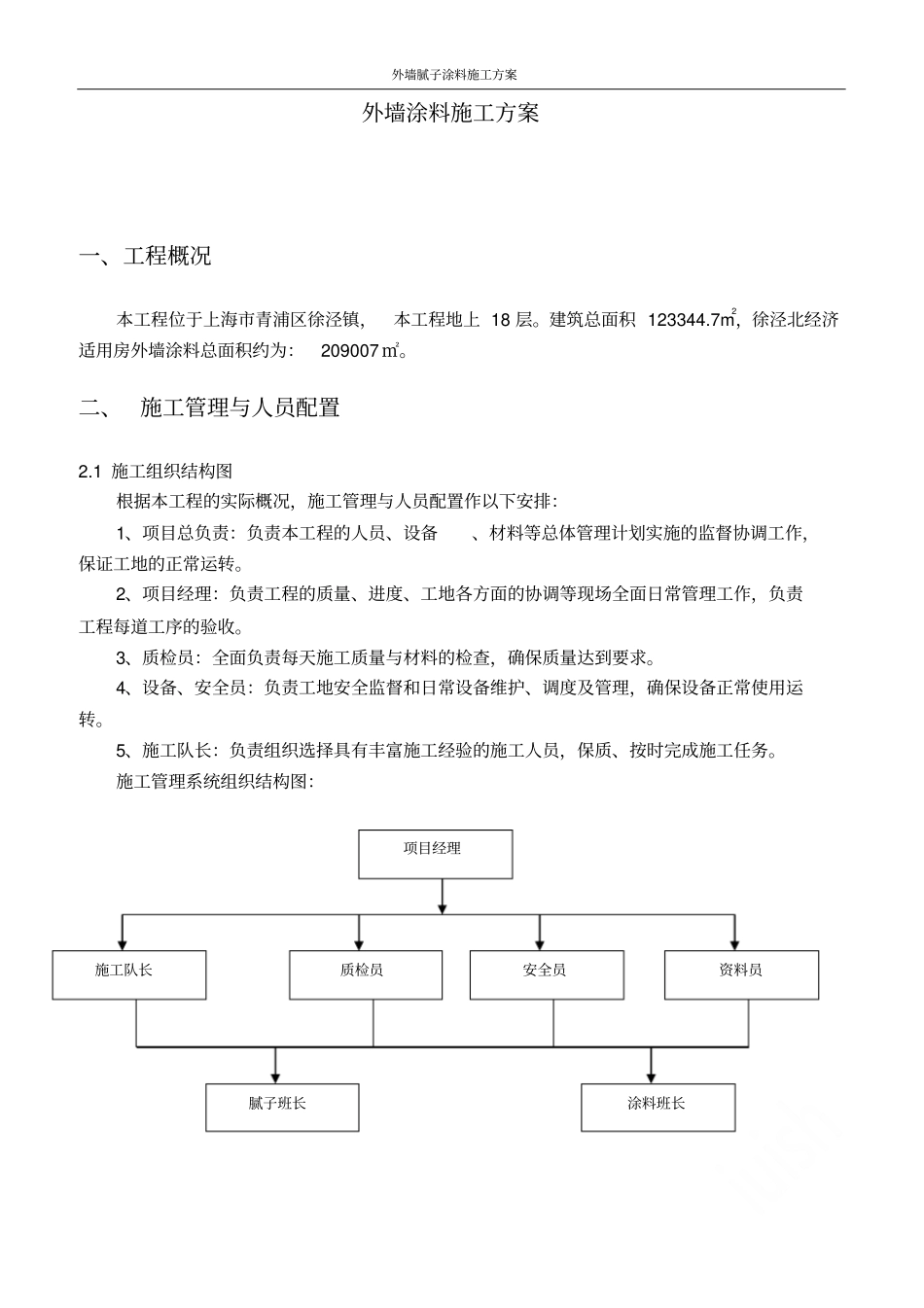 外墙腻子涂料施工方案_第2页