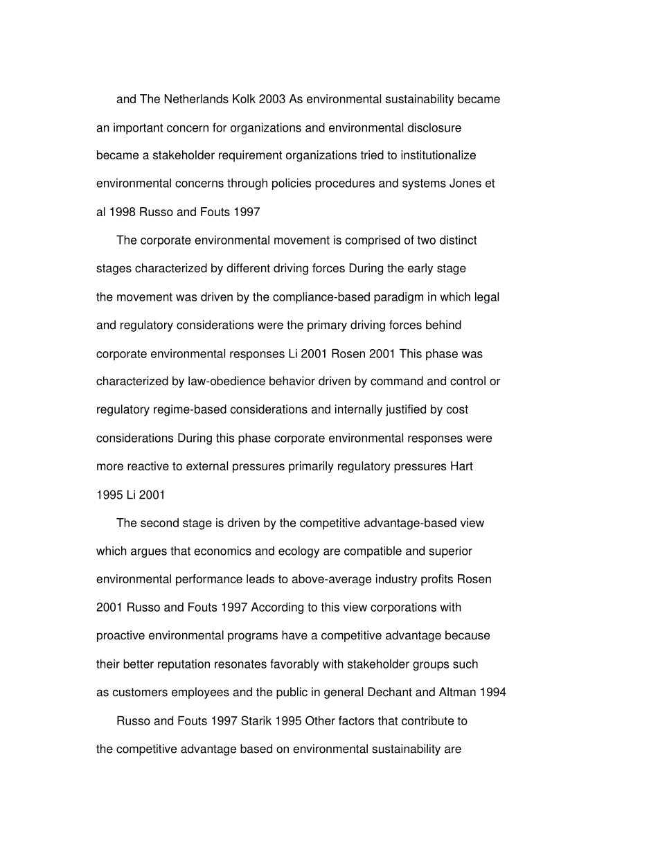 外文翻译--国际跨国公司的环境报告：网站披露基础上的内容分析_第2页