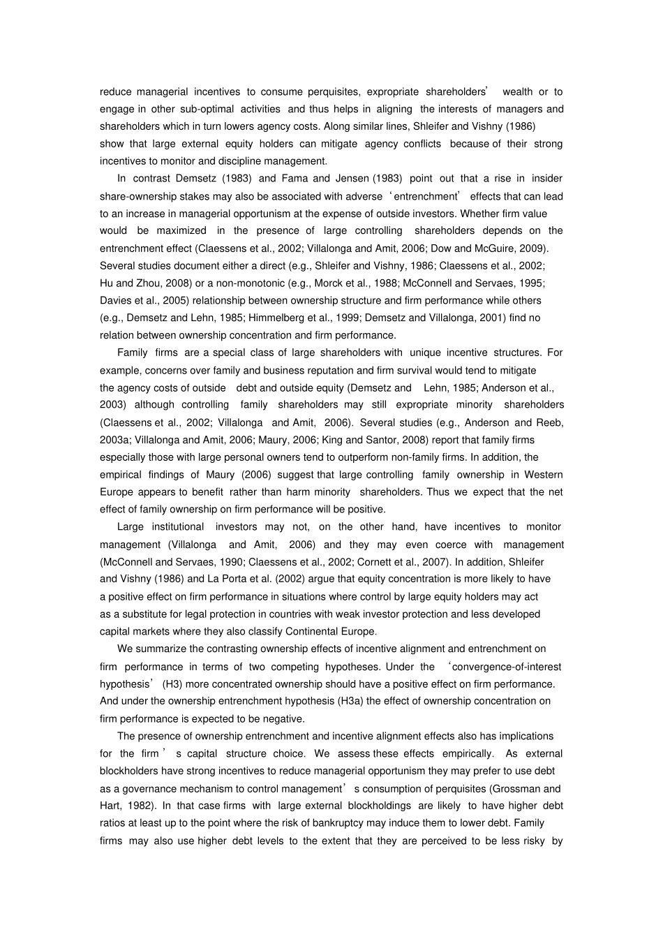 外文翻译--资本结构、股权结构与公司绩效_第3页