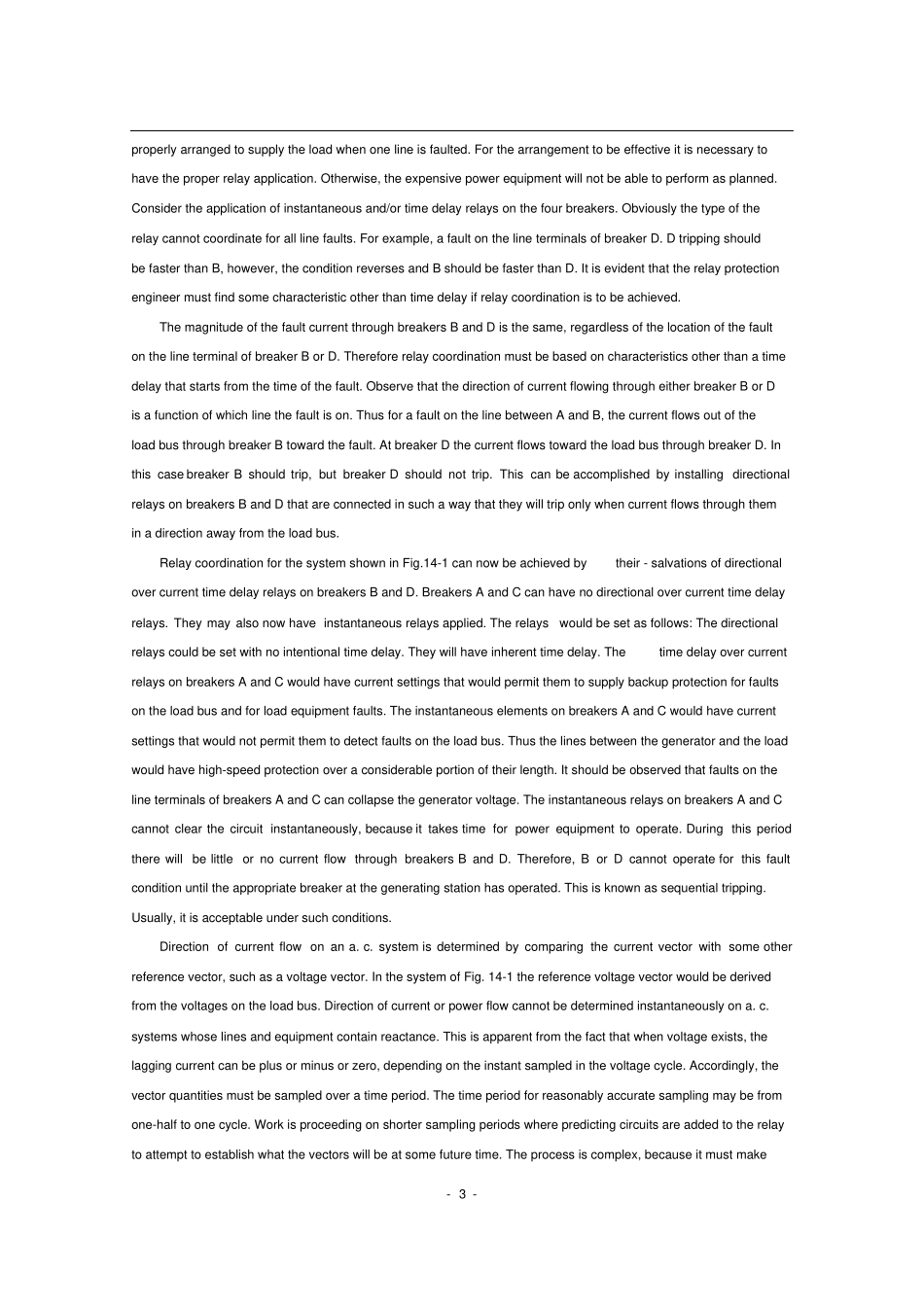 外文翻译变电站与电力系统继电保护_第3页