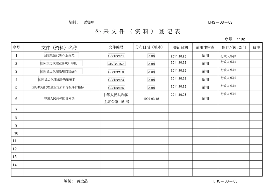 外来文件登记表_第2页