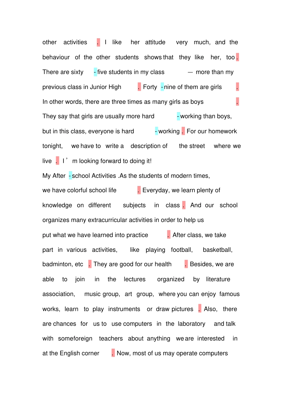 外研版高中英语必修一课文_第2页