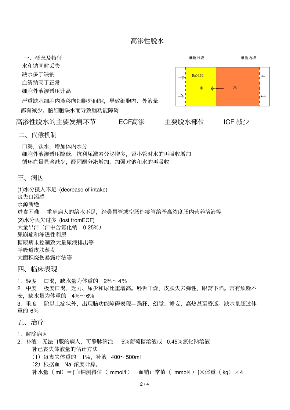 外科学上三种类型脱水的诊断及补液_第2页