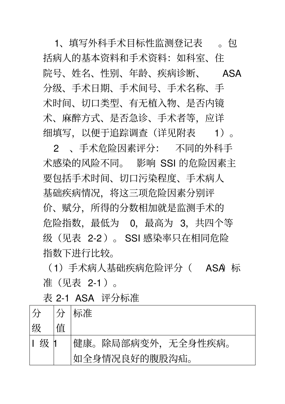 外科手术部位感染SSI监测方案要领_第2页
