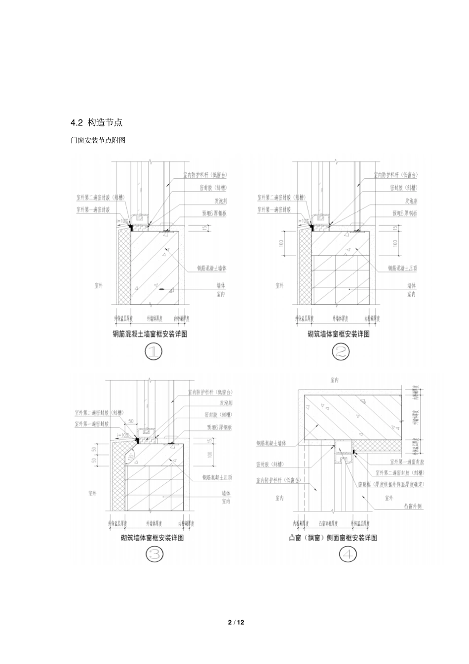 外窗防渗漏标准施工工艺_第2页