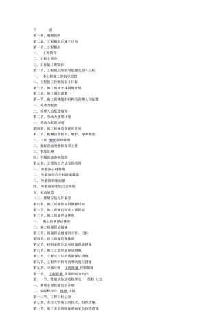外立面工程施工组织设计方案